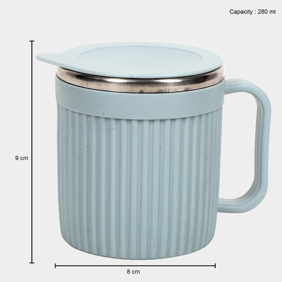 280 ml Plastic And Stainless Steel Travel Mug, , large image number null