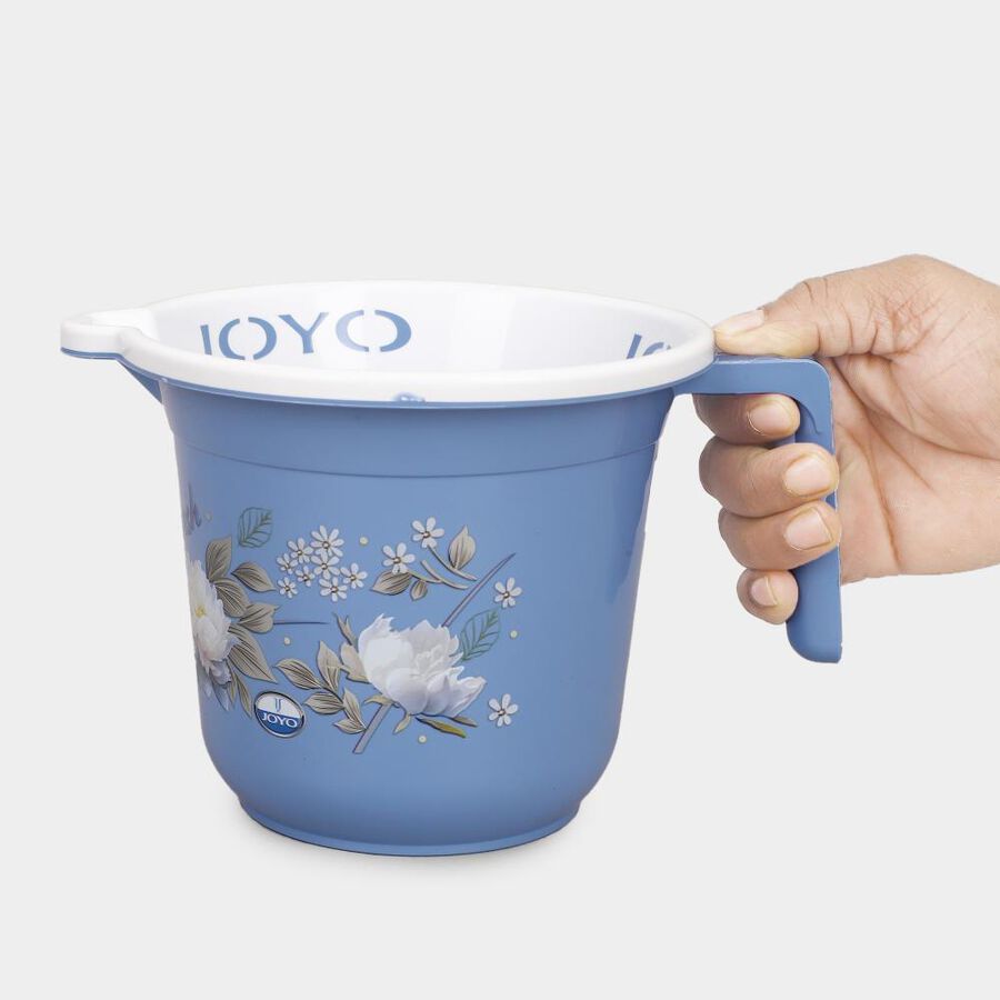1.5 L Blue Plastic Bath Mug, , large image number null