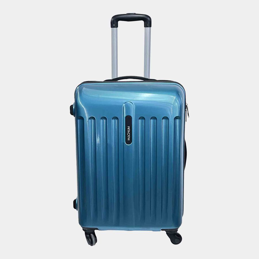 4-Wheel Light Blue Polycarbonate Hard Case Trolley, Medium, , large image number null