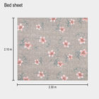 120 GSM Grey Polycotton Double Bedsheet, , small image number null