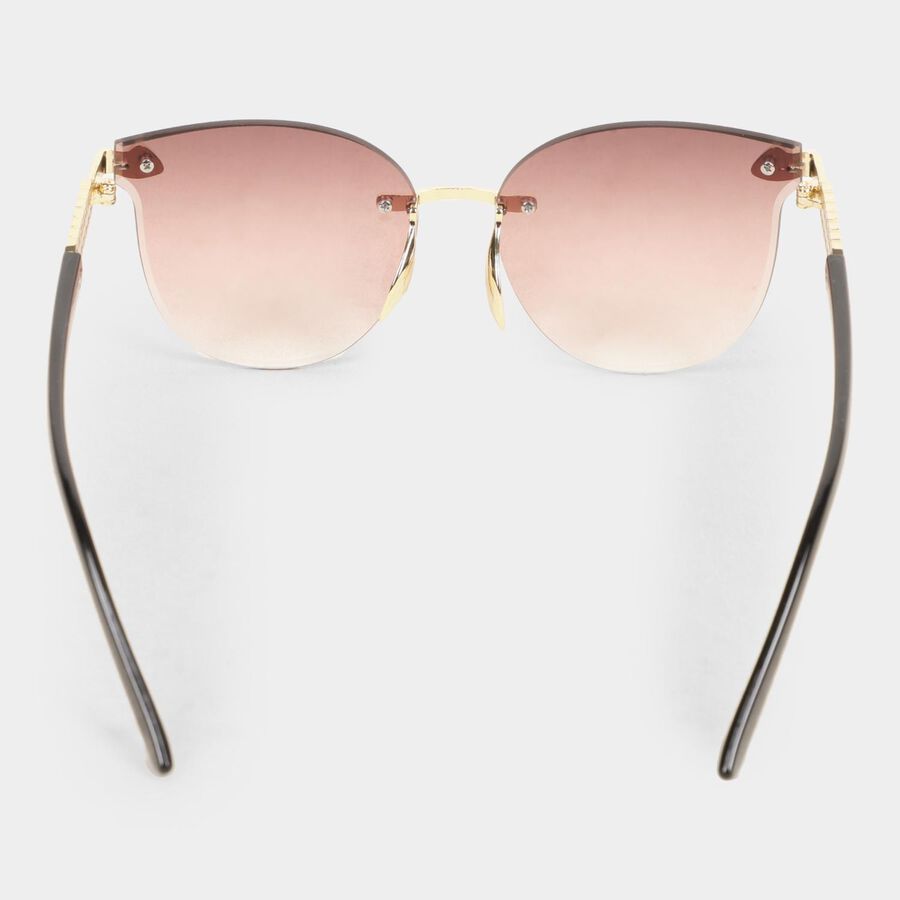 Women's Metal Gradient Square Sunglasses, , large image number null