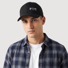 Men's Black Fabric Cap, , small