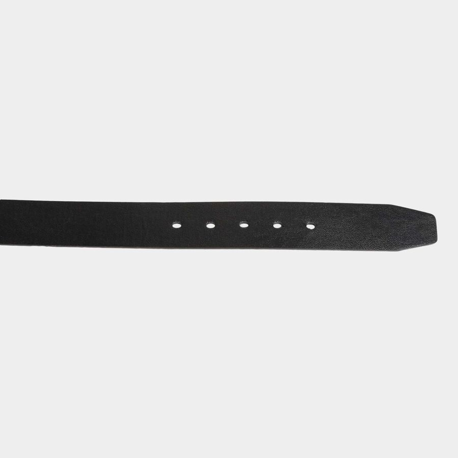 Men's Black Polyurethane Casual Belt, , large image number null