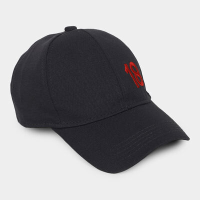Men's Dark Grey Fabric Cap