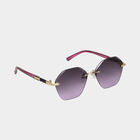 Woman's Brown Plastic Ladies Sunglasses, , small