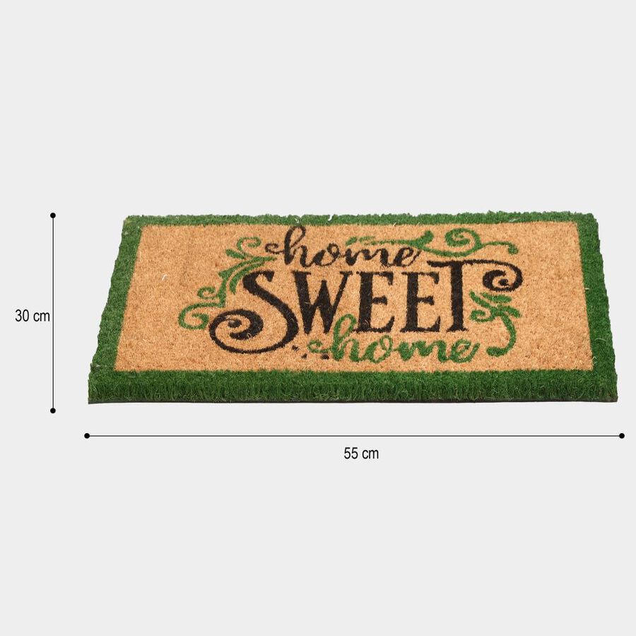 Anti-Skid Beige Coir Door Mat, , large
