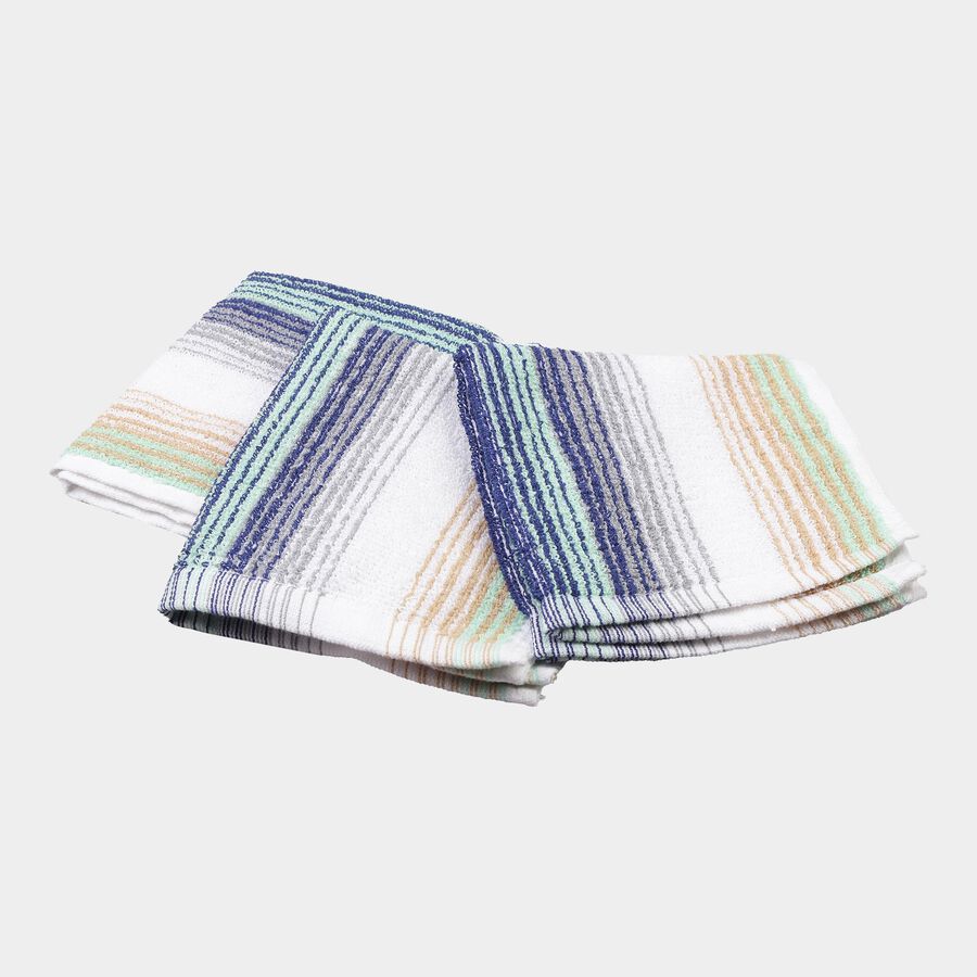 360 GSM Blue Cotton Face Towel, , large image number null