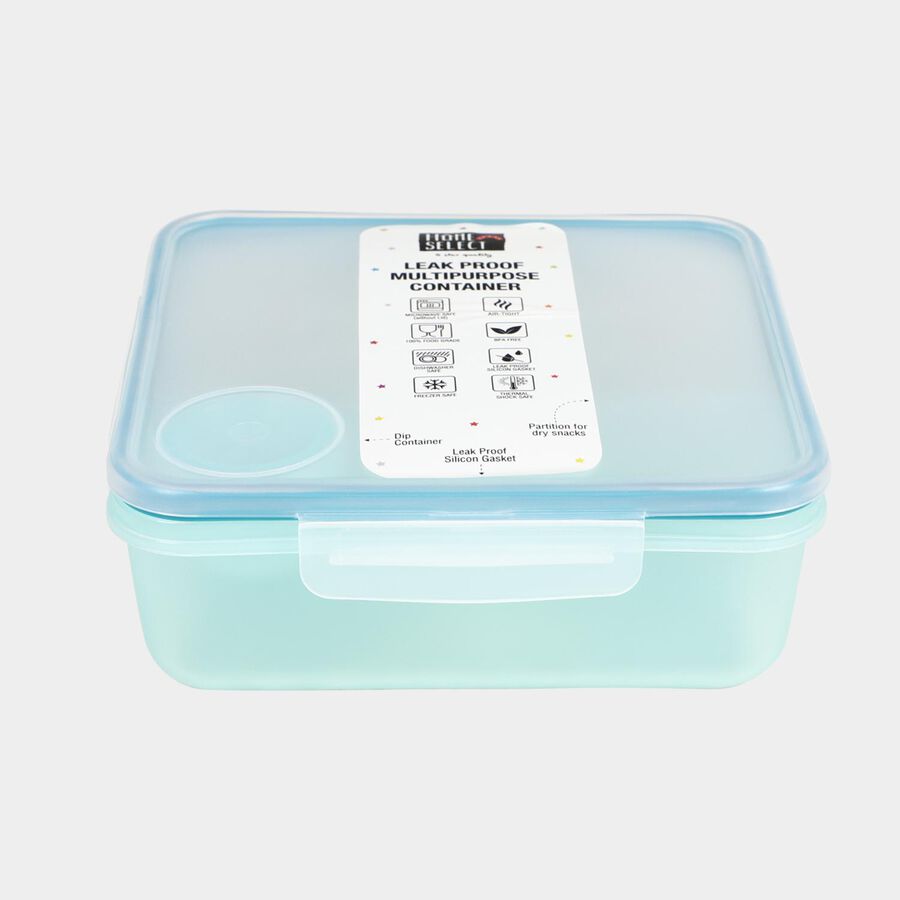 Plastic Lunch Box - 1 Box, 1 Small Bowl, , large image number null