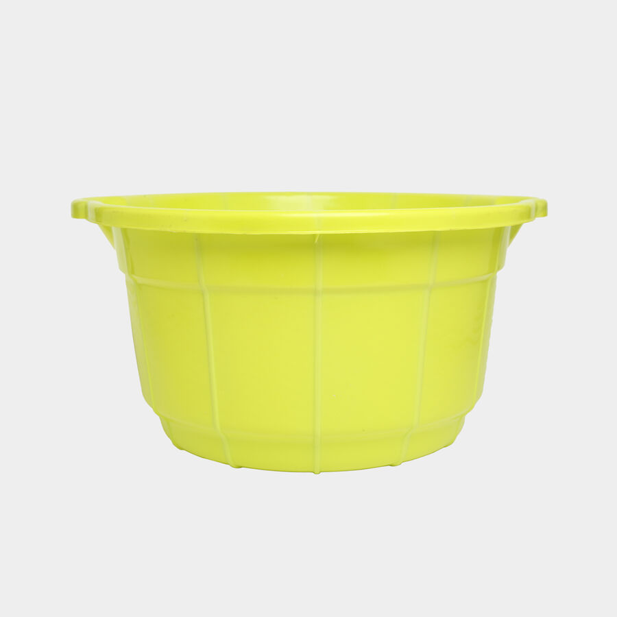25 L Plastic Bath Tub - Color/Design may vary, , large image number null