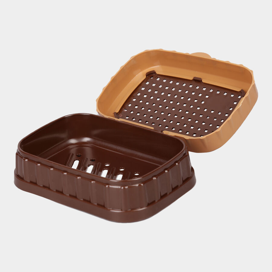 Plastic Soap Dish with Lid, , large image number null