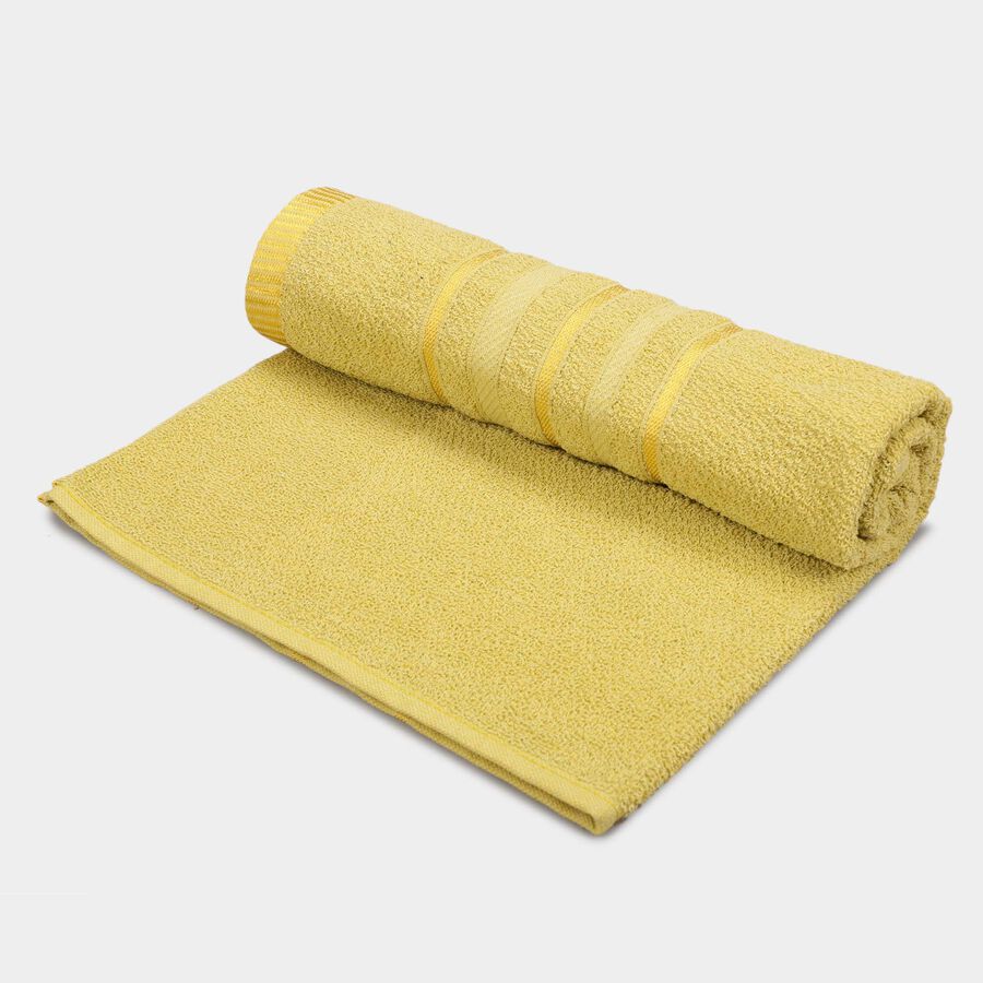 200 GSM Green Cotton Blend Bath Towel, , large image number null