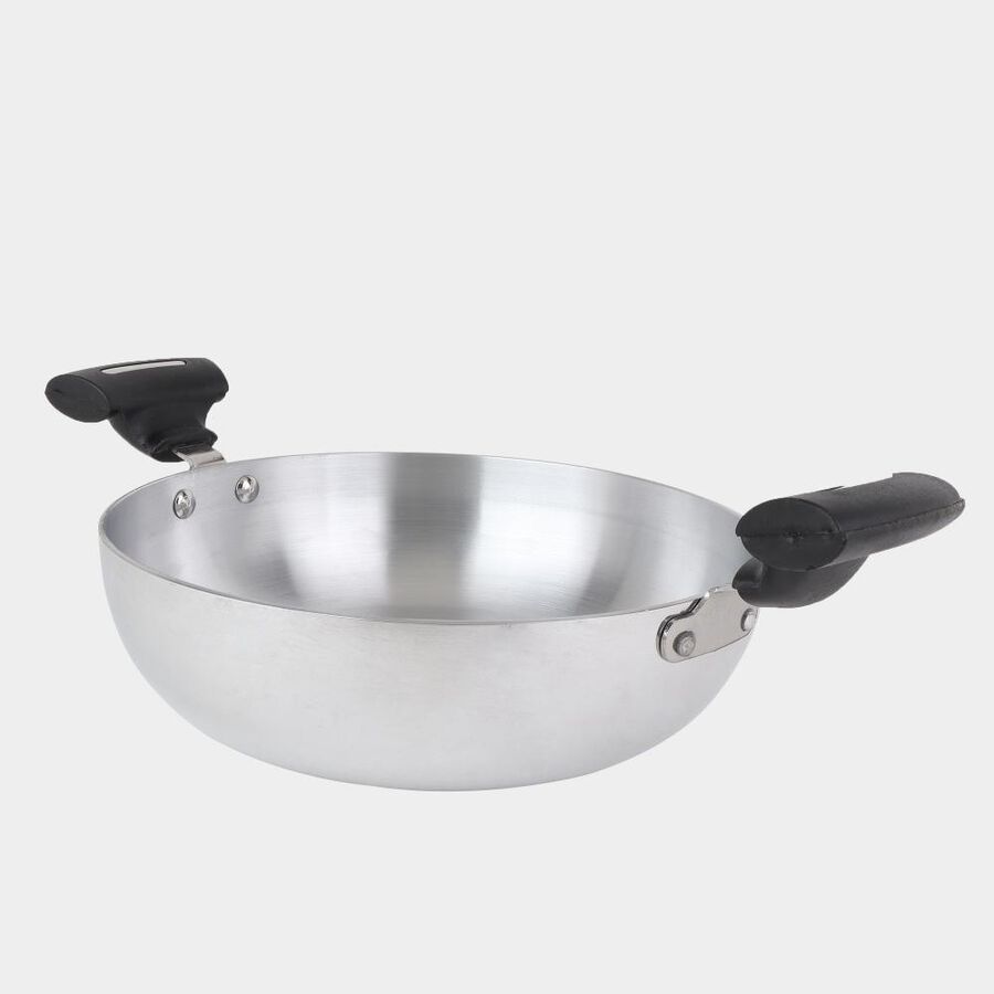 2 L Aluminum Kadhai, Induction Compatible, , large image number null