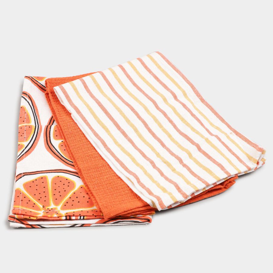Cotton Kitchen Napkin Set of 3, , large