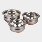 Set Of 3 Pc Stainless Steel Copper Bottom Handi Set, , small image number null