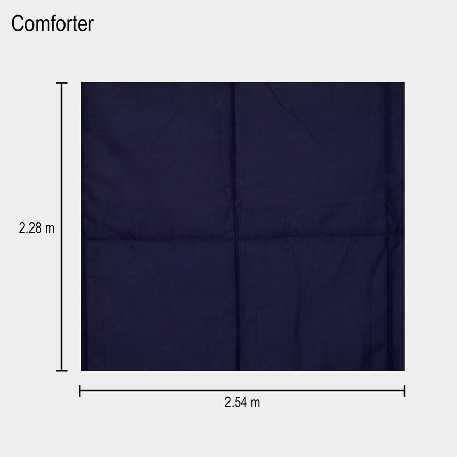 Blue Polyester Bedcover, , large image number null