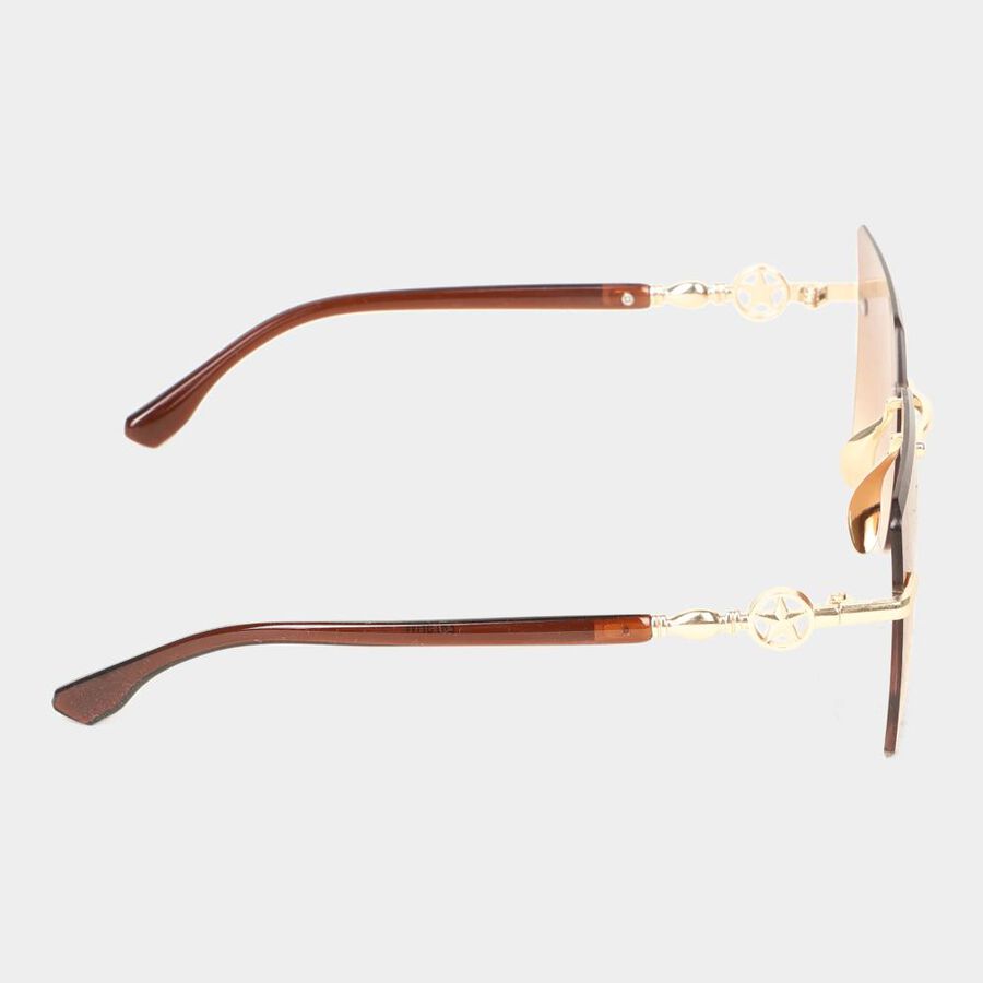 Women's Metal Gradient Rimless Sunglasses, , large image number null