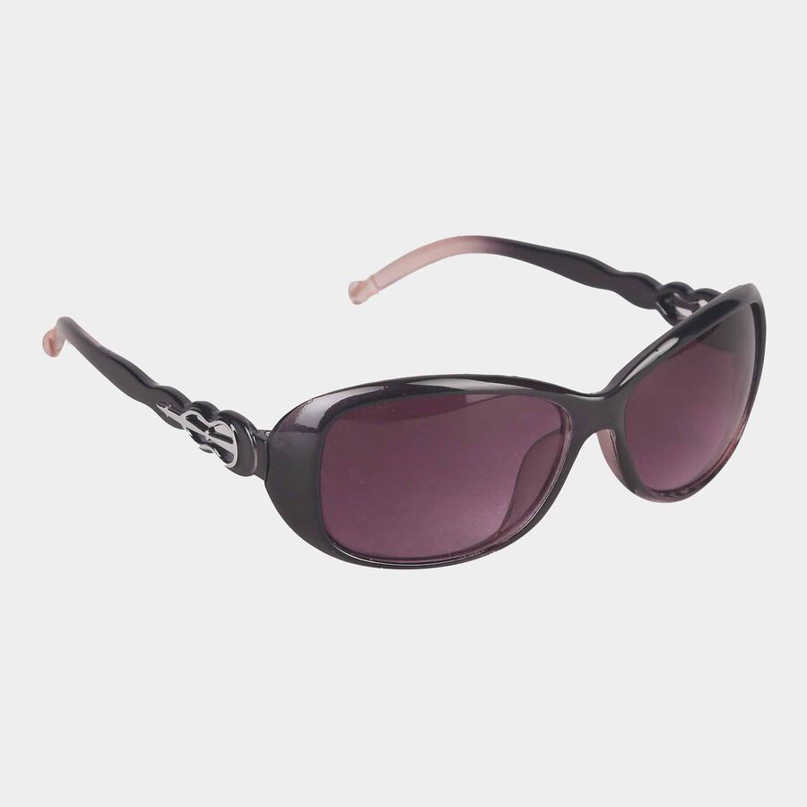 Women's Plastic Gradient Oval Sunglasses, , large image number null