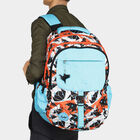 Blue Fabric Backpack, , small