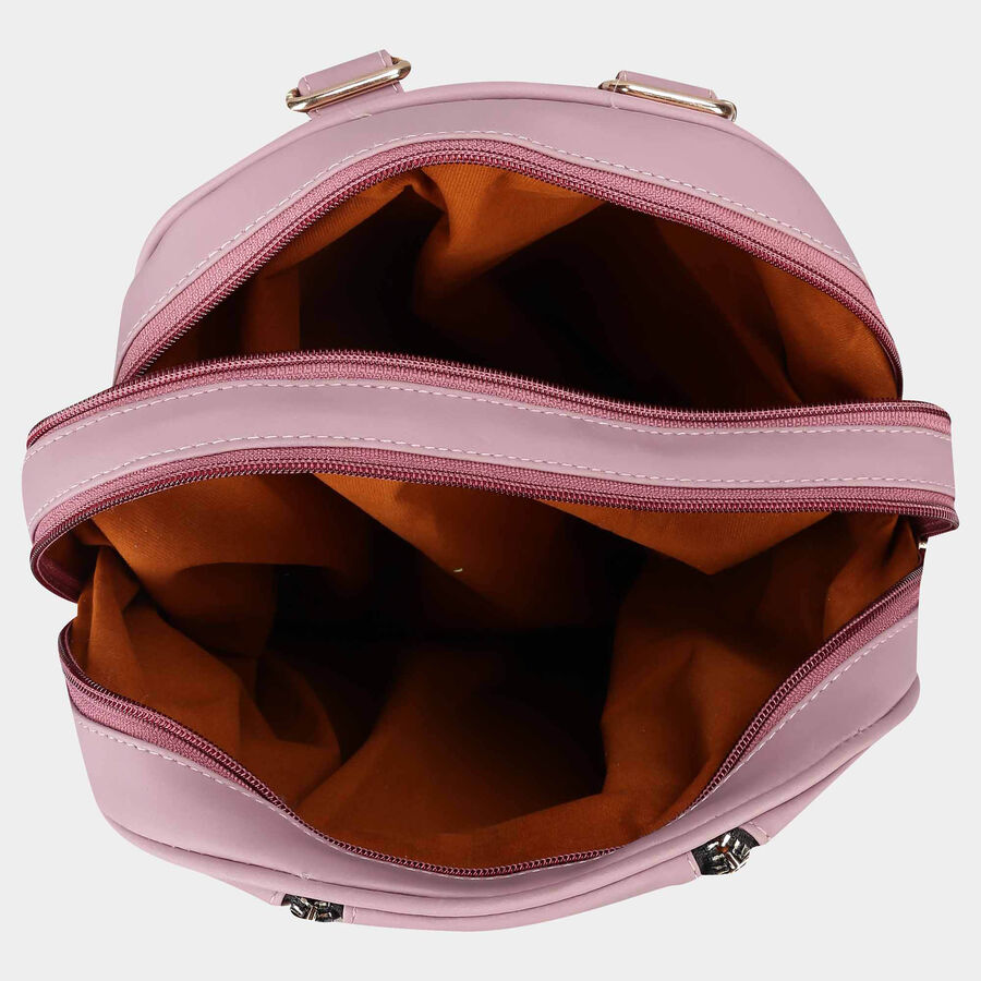 Women's Assorted Polyurethane Backpack - Colour/Design May Vary, , large image number null