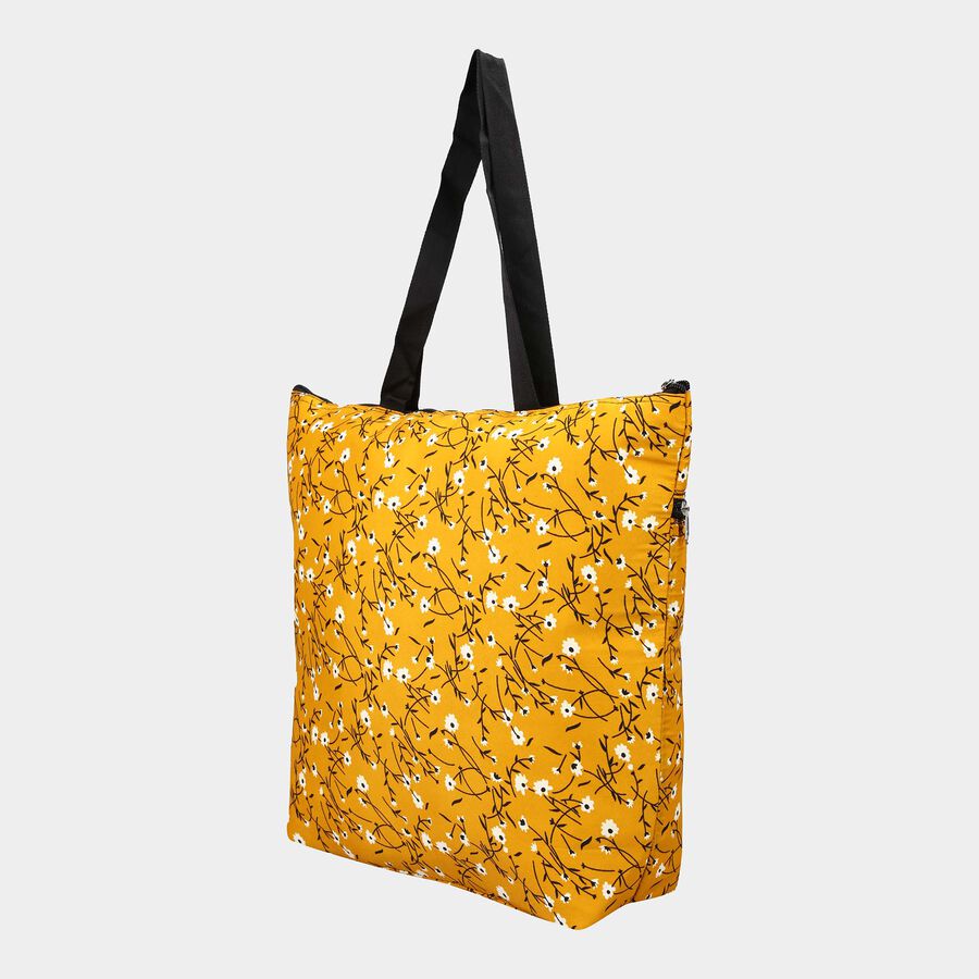 Women's Mustard Fabric Tote Bag, , large image number null
