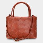 Women's Tan Polyurethane Sling Bag, , small image number null