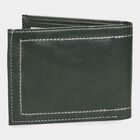 Men's Green Polyurethane Wallet, , small