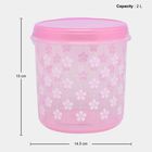 Air-Tight Plastic Container, Set of 4 - 250 ml | 500 ml | 1 L | 2 L, , small image number null