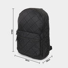 Women's Black Fabric Backpack, , small