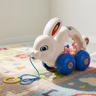 Kid's White Plastic Pull Along, , small