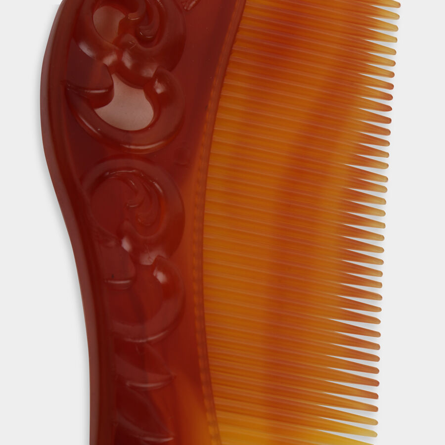 Unisex Plastic Hair Brush - Colour/Design May Vary, , large image number null