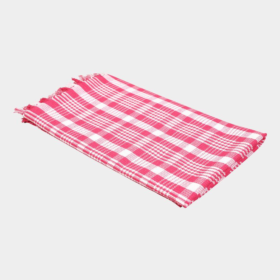 270 GSM Pink Cotton Blend Bath Towel, , large