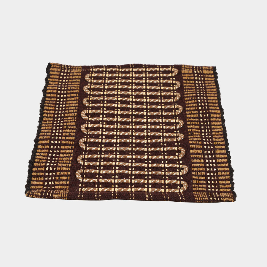 Brown Cotton Blend Rugs, , large image number null