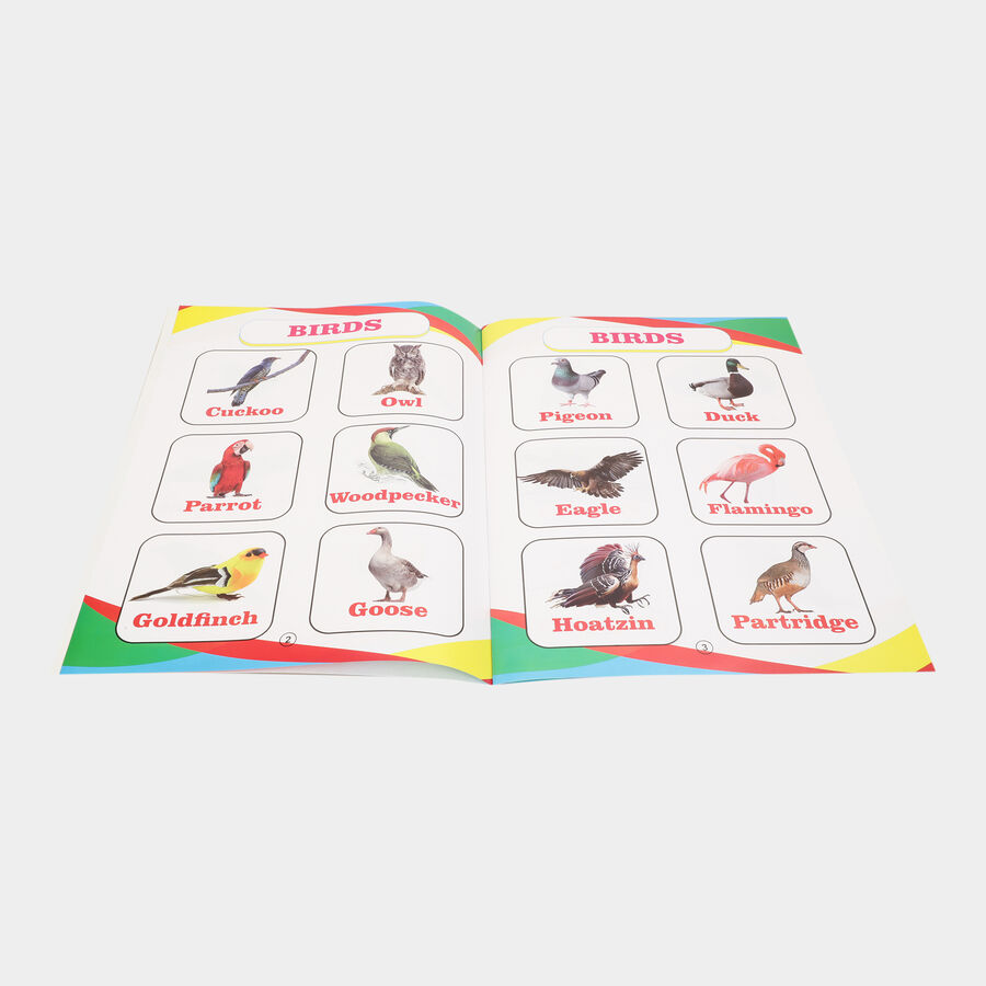 16 पेज पिक्चर कलरिंग बुक, 2 का सेट, , large image number null