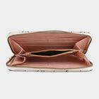 Women's Pink Polyurethane Long Wallet, , small image number null