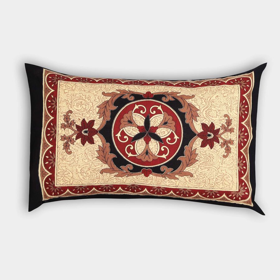 Multicolour Cotton Pillow Cover, , large image number null