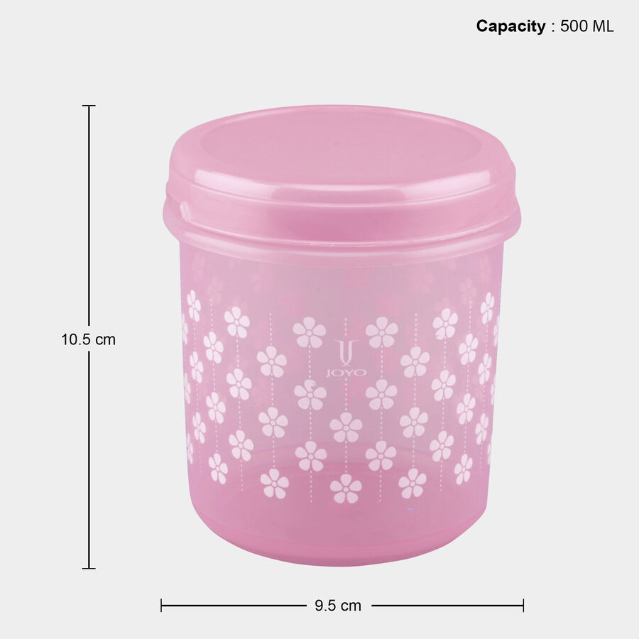 Air-Tight Plastic Container, Set of 4 - 250 ml | 500 ml | 1 L | 2 L, , large image number null