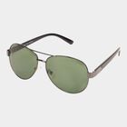 Men's Rectangle Sunglasses, Metal, , small image number null