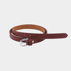 Women Formal Brown PU Belt, , small image number null