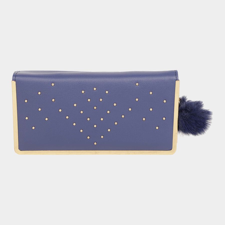 Women's Polyurethane Zipper Hand Pouch, , large image number null