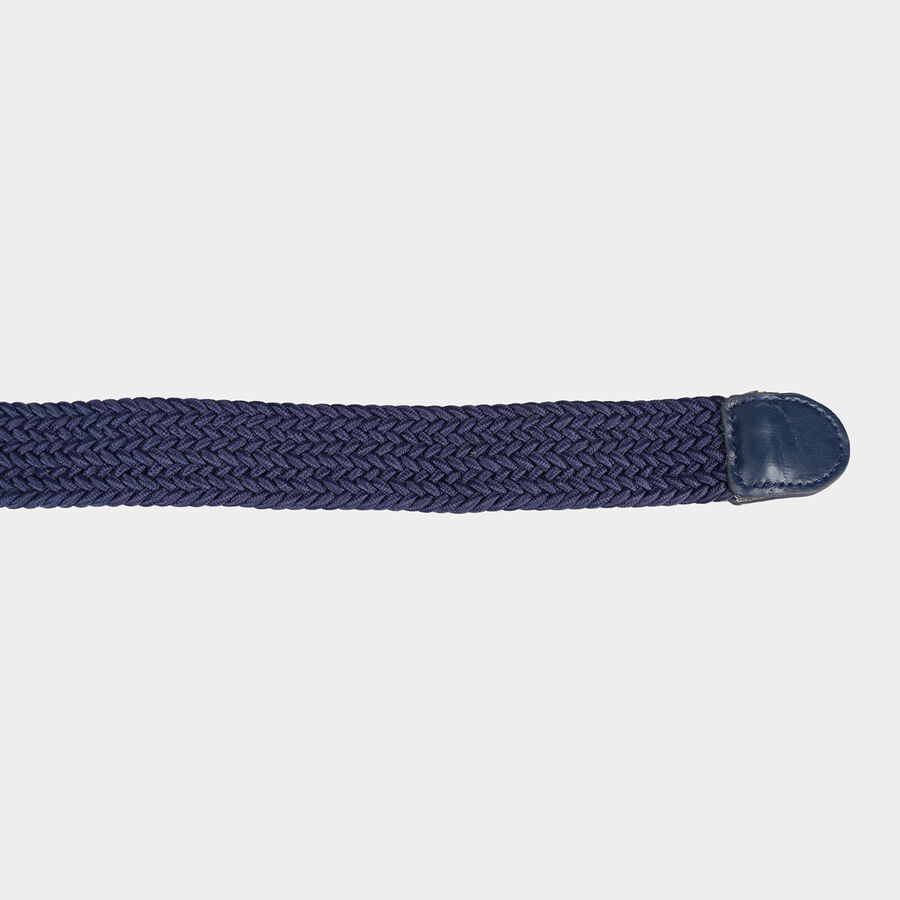 Women's Blue Nylon And Polyester Belt, , large image number null