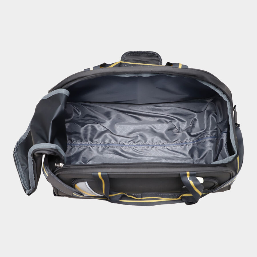 Grey Polyester Duffle Trolley, , large image number null