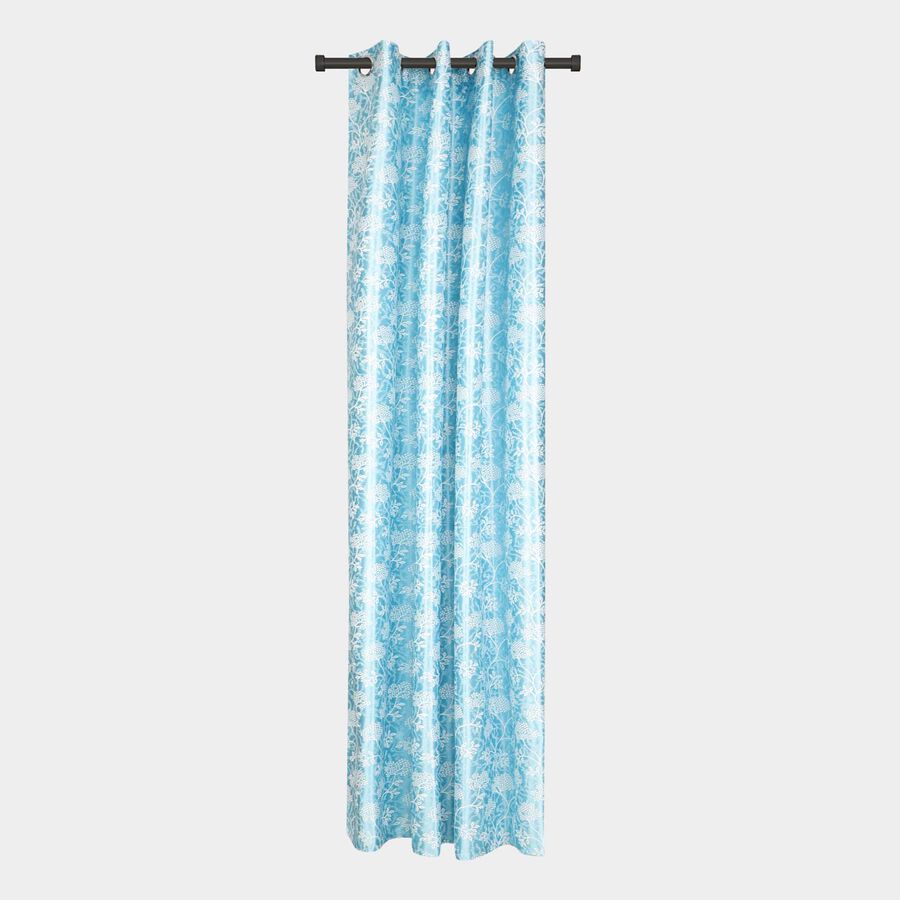 7ft. Blue Microfiber Door Curtain, , large image number null