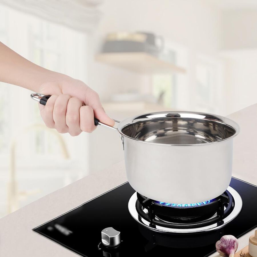 1.7 L Stainless Steel Sauce Pan, Induction Compatible, , large image number null