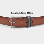 Men's Brown Pu Casual Belt , , small