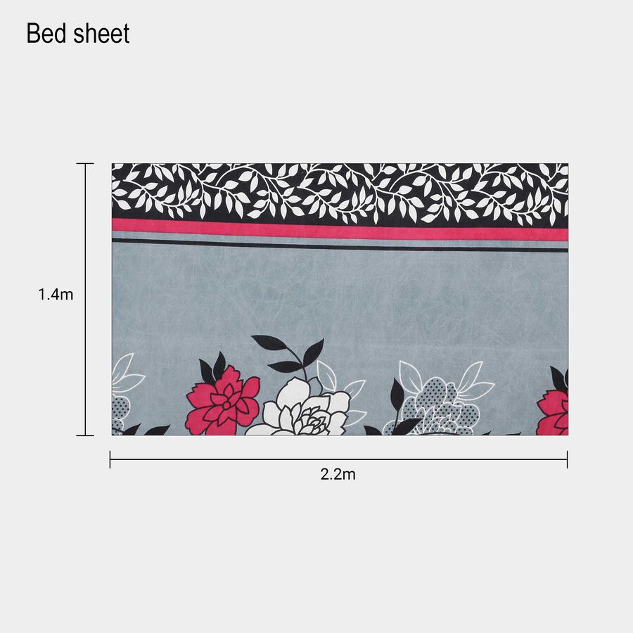 95 GSM Microfiber Single Bedsheet, , large image number null