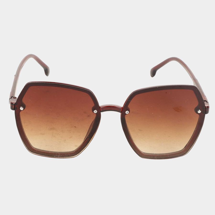 Women's Plastic Square Sunglasses, , large image number null