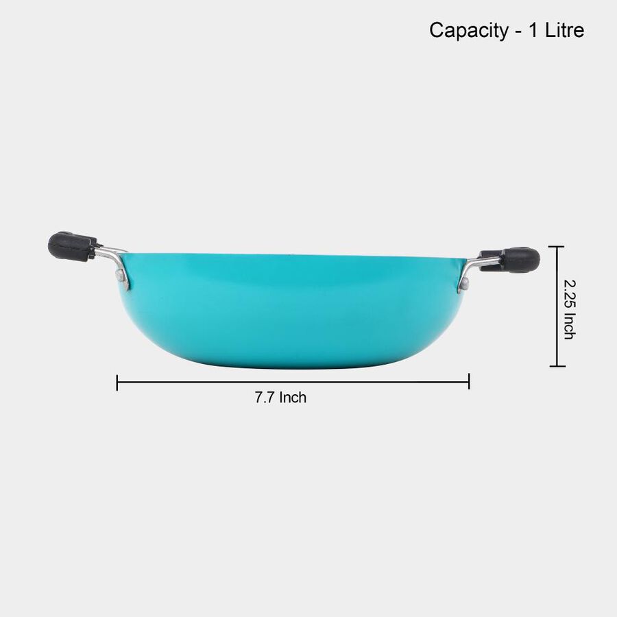 1L Non-Stick Kadhai -Non Induction Compatible, , large image number null