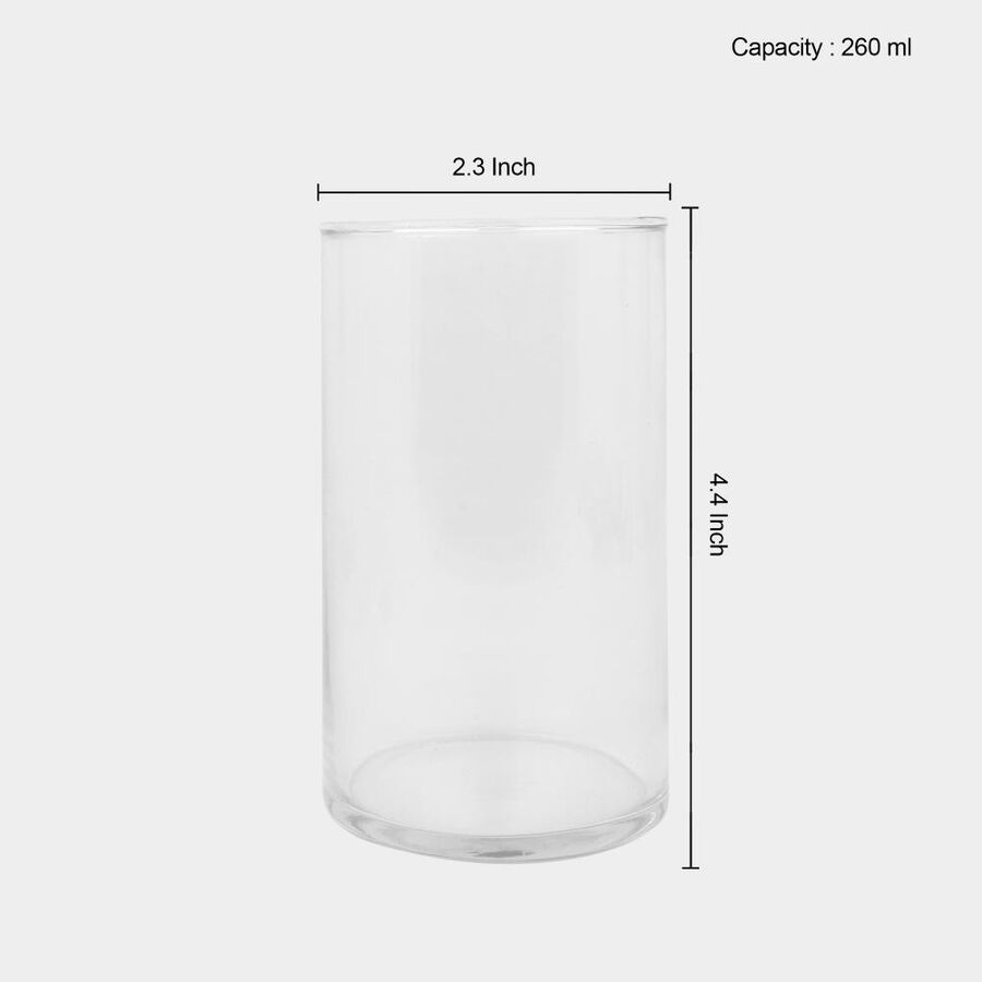 260 ml Glass Tumbler Set of 6, , large image number null