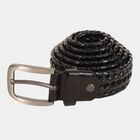 Men's Black Leather Formal Belt, , small image number null