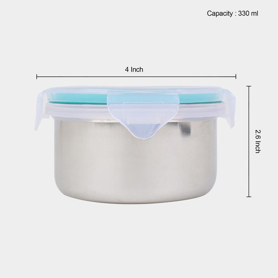 1 pc. Air-tight Steel Container, 330 ml, , large image number null